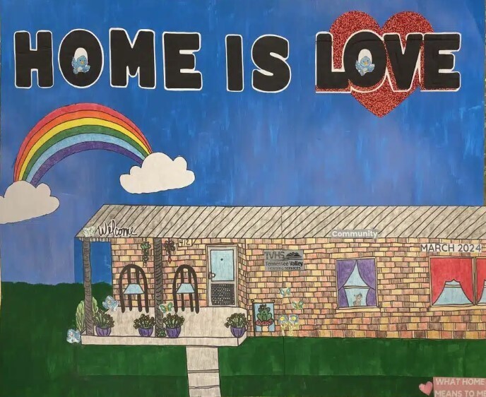 What Home Means to Me Calendar Cover. Home is Love.