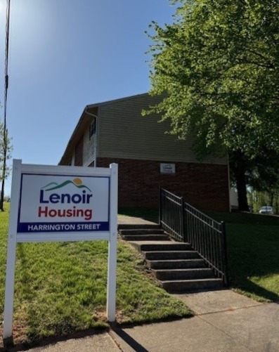 Harrington Street neighborhood sign