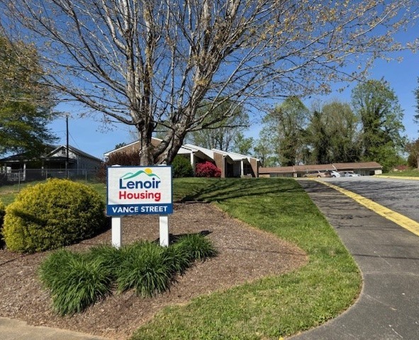 Vance Street neighborhood sign