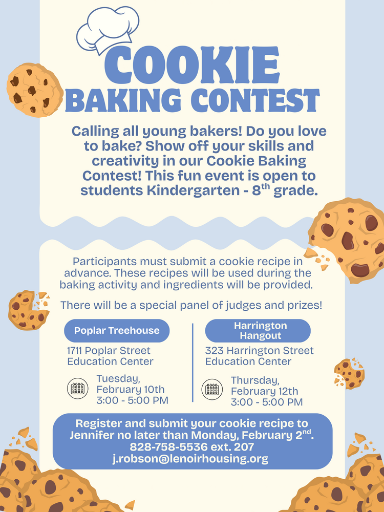 Cookie Baking Contest Flyer 
